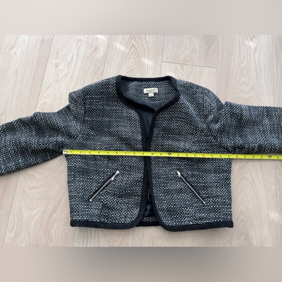 OneWorld tweed cropped 3/4 sleeves blazer - Picture 7 of 10